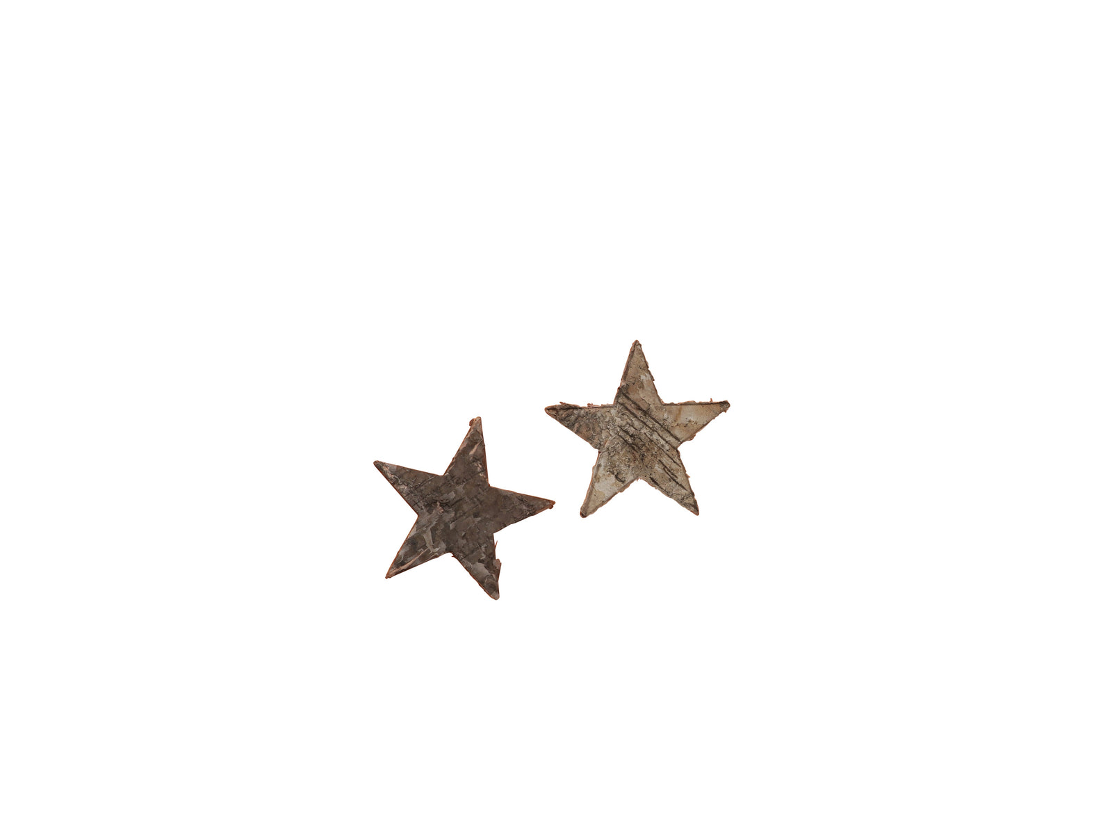 Birkenrinde, Stern 12St., 4cm