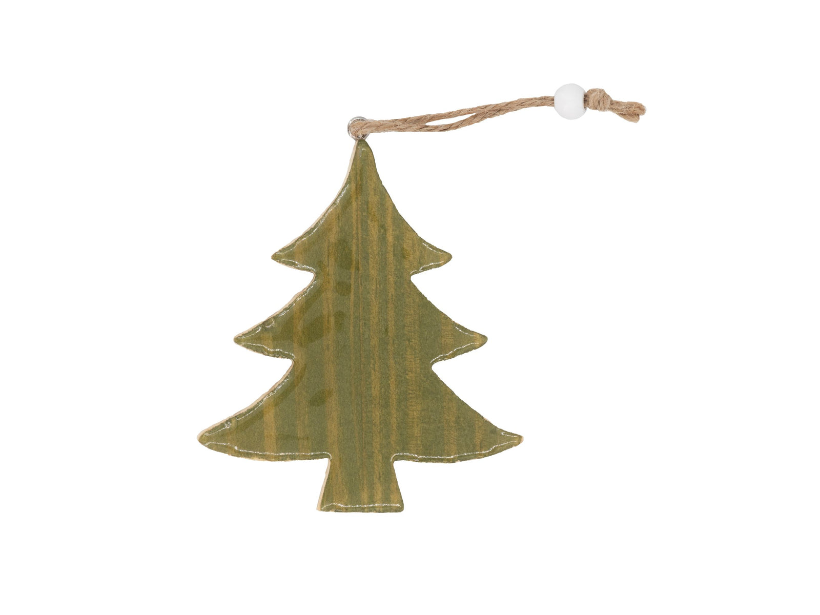 Holz-Baum grün mit Hänger