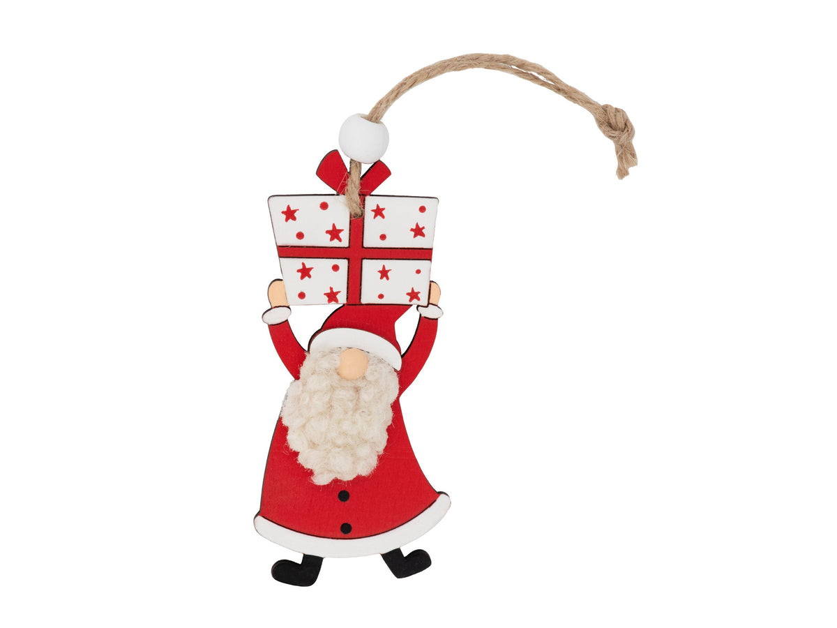 Weihnachtsmann-Anhänger Holz