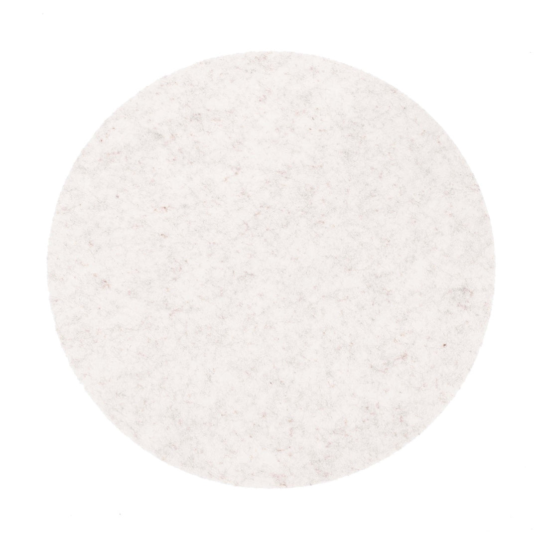 Filz-Tischset, rund, creme