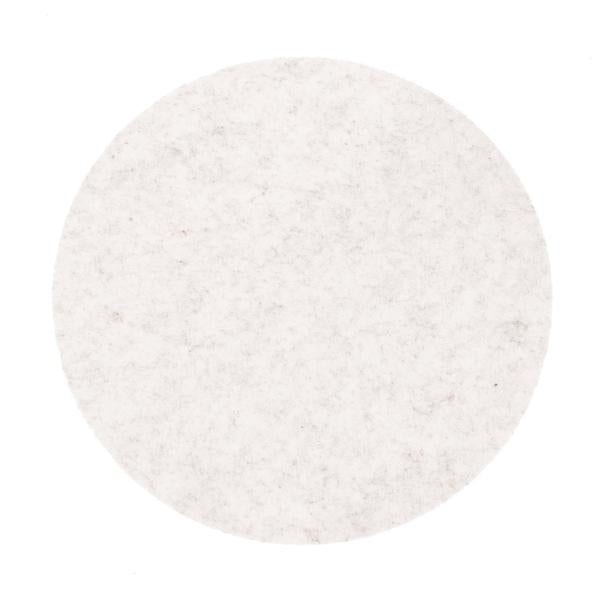 Filz-Tischset, rund, creme 35x0,3cm