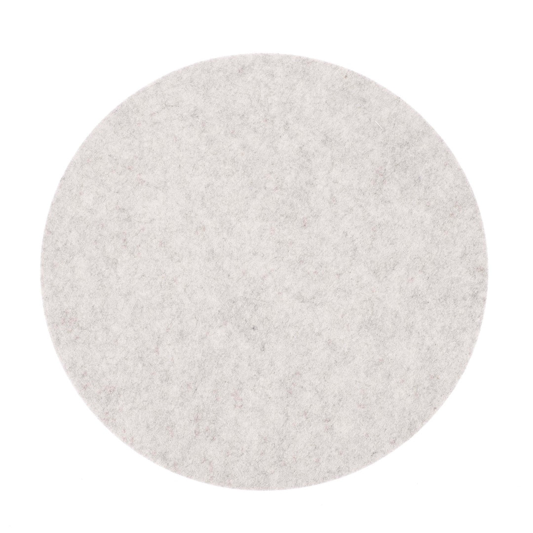 Filz-Tischset, rund, taupe