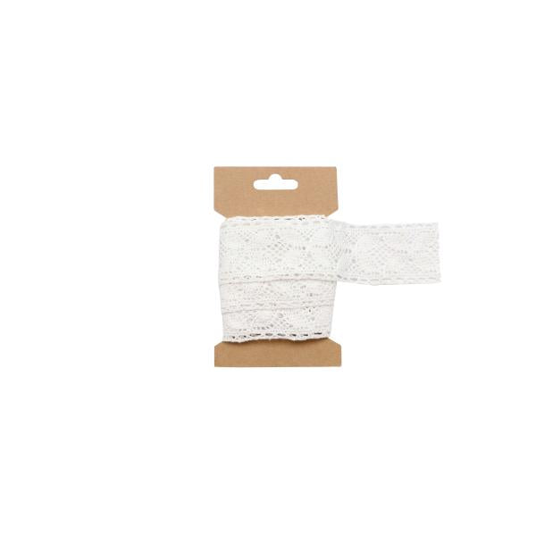Spitzenband, weiss 4cmx200cm