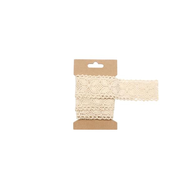 Spitzenband, beige 4cmx200cm