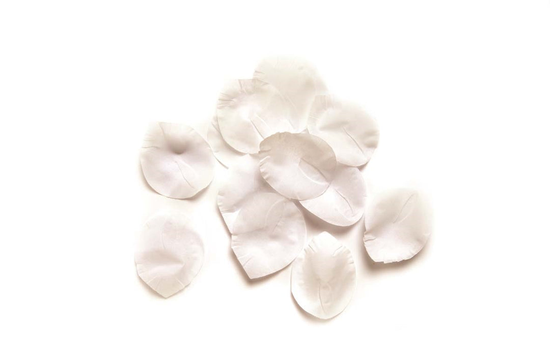Rosenblütenblätter weiss 100St