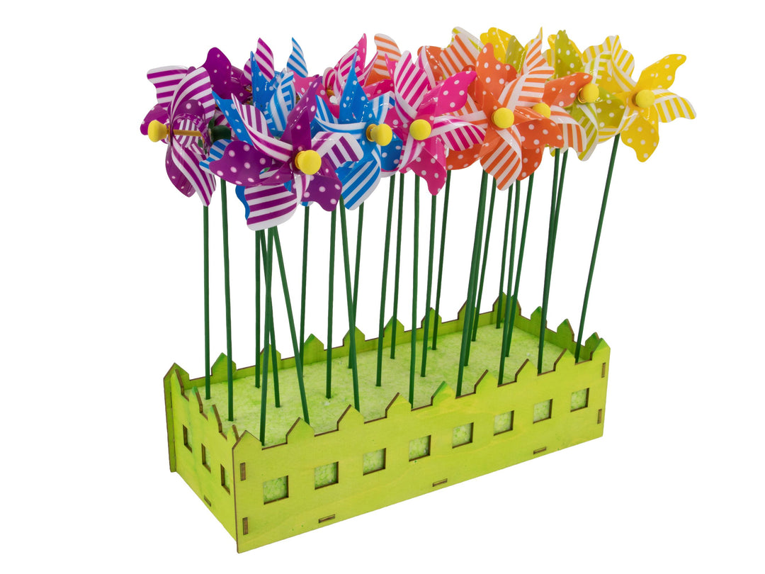 Windrad 9x27,5cm gestreift