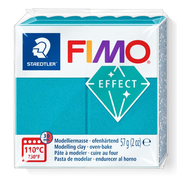 Fimo effect 57g türkis metallic