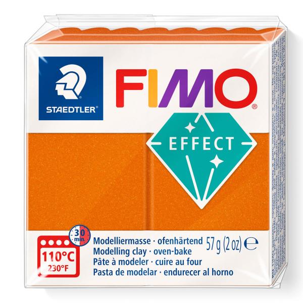 Fimo effect 57g orange metallic