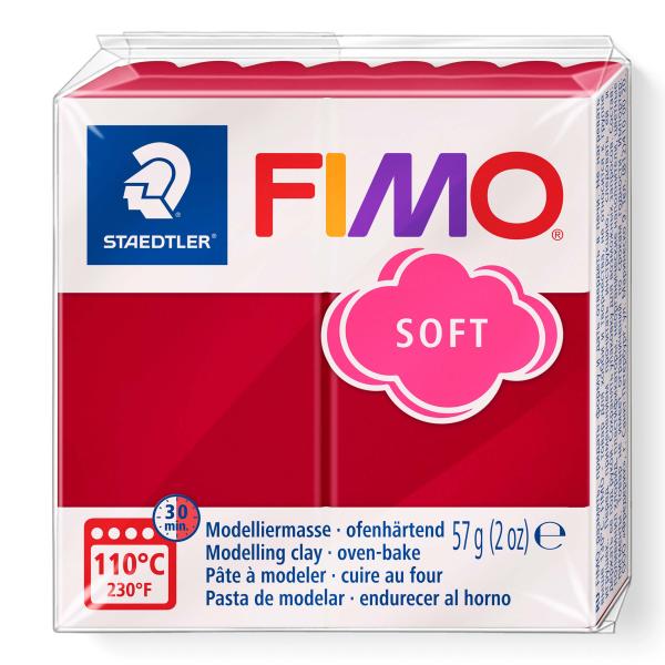 Fimo Soft 57g kirschrot