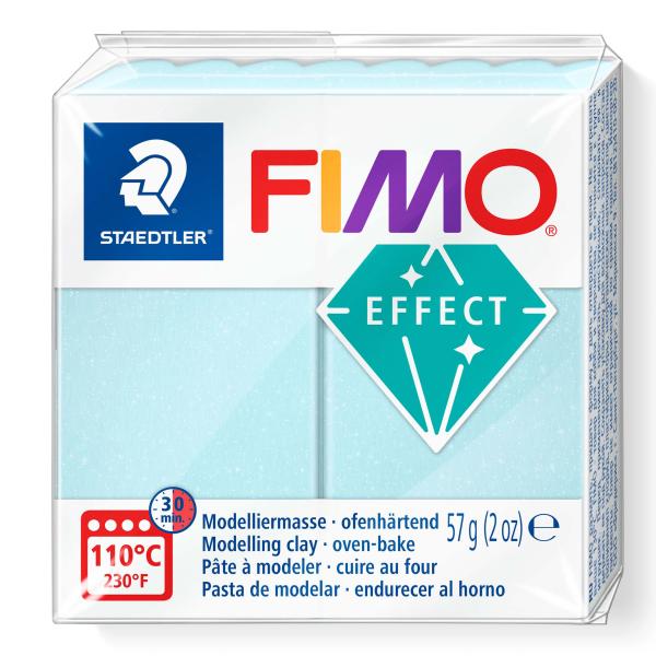 Fimo effect 57g blue ice quarz
