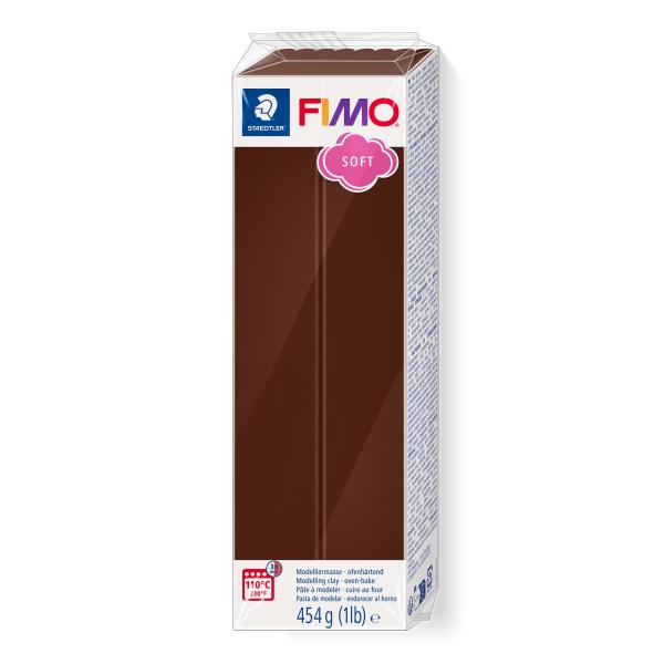 Fimo Soft Großblock 454gr. Farbe Schokolade