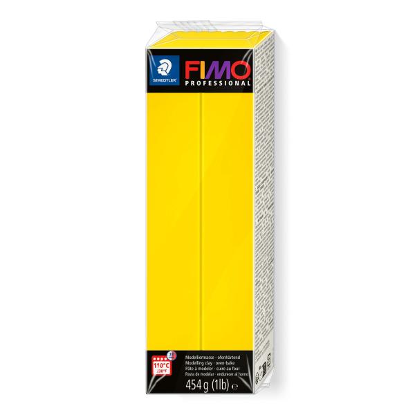 FIMO prof. Großblock 454gr. Farbe gelb