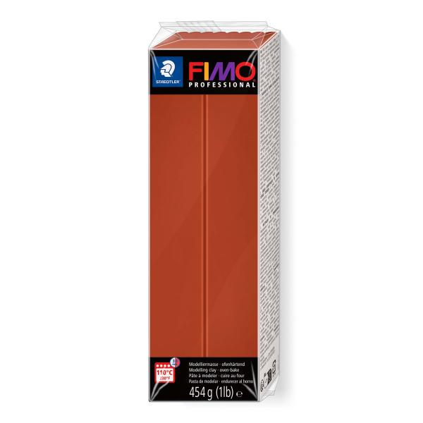 FIMO prof. Großblock 454gr. Farbe terrakotta