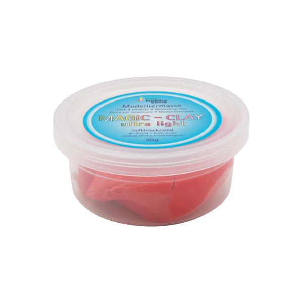 Magic-Clay ultra-light 40g lufttrocknend rot