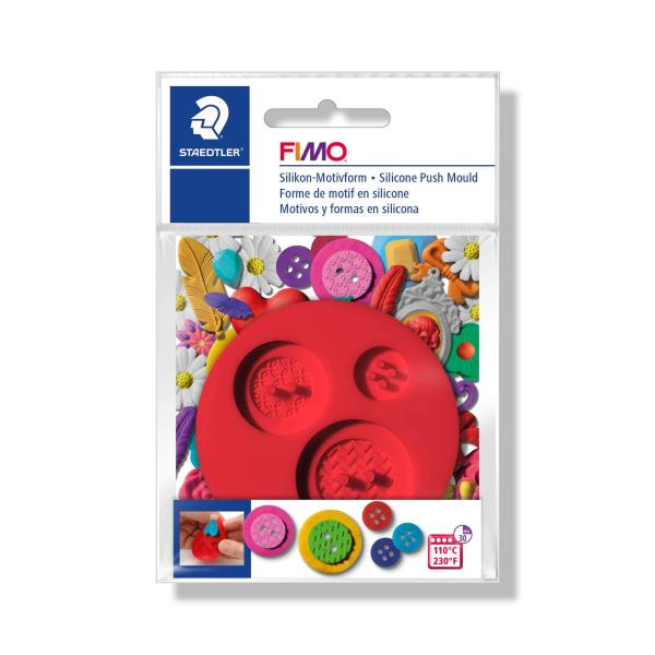 Fimo Silikon-Motivform Knöpfe