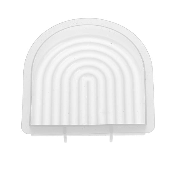 Silikon-Kerzengießform Bogen gross 15x15x3cm