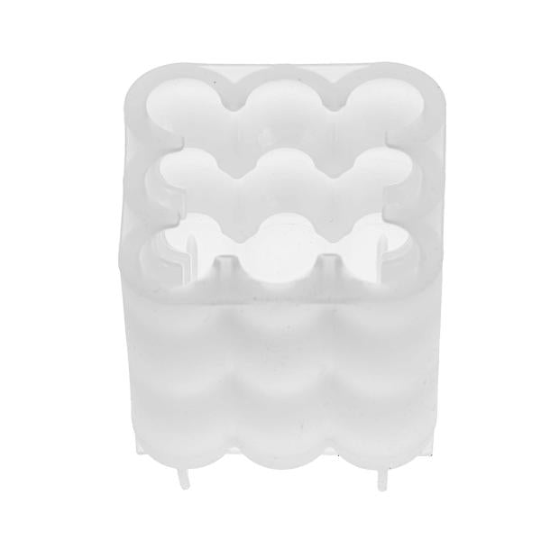 Silikon-Kerzengießform Bubble 5,5x5,5x6cm