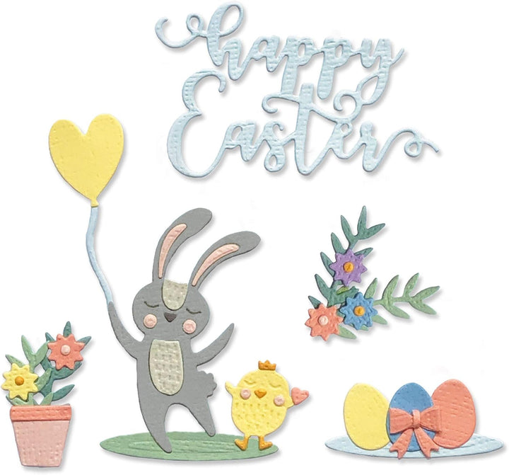 Thinlits Stanzset 13 Stück - Ostersymbole by Lisa Jones