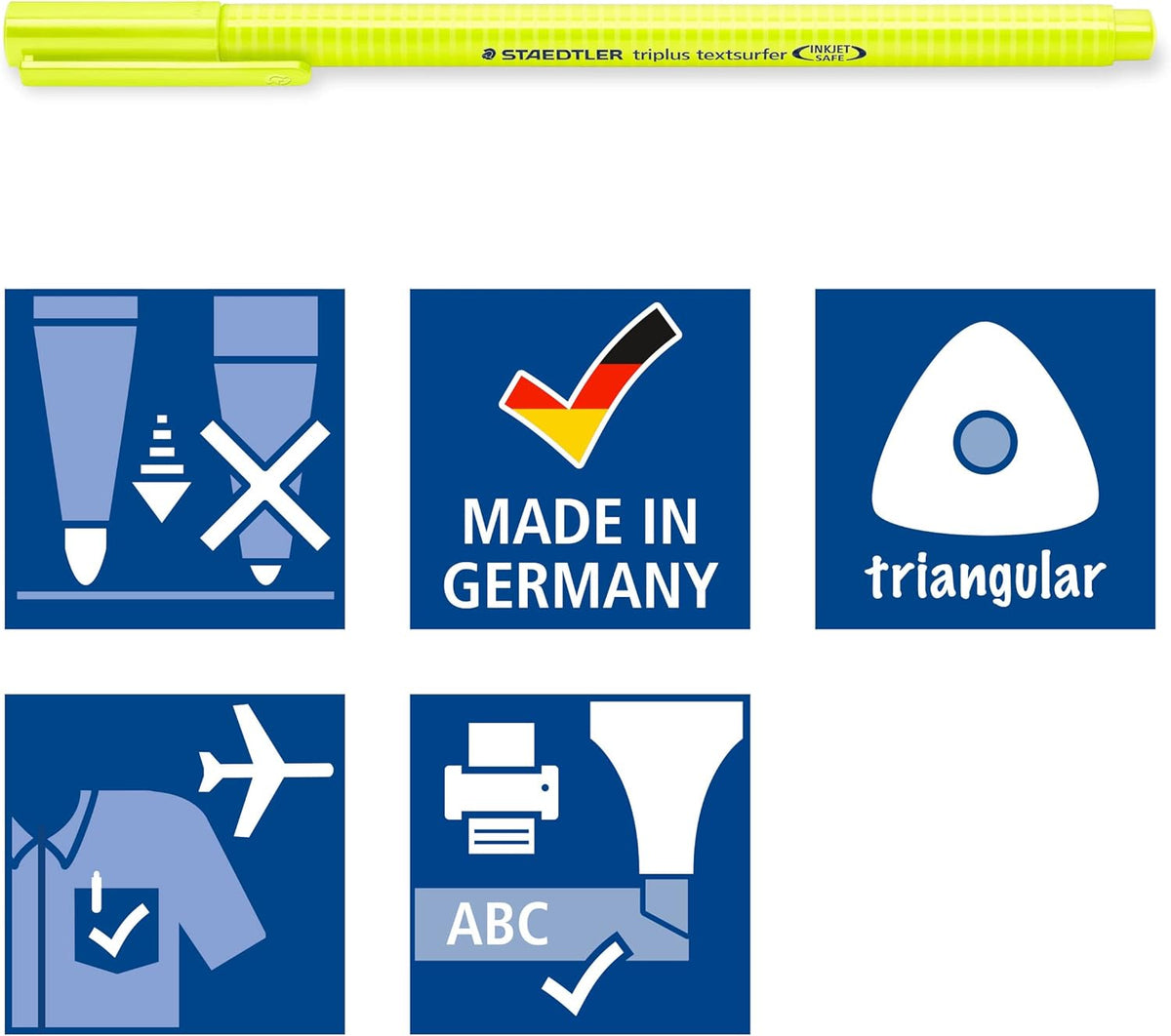 triplus® textsurfer® 362 neon grün