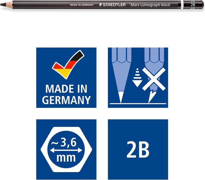 Mars® Lumograph® black 100B 2B