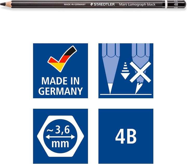 Mars® Lumograph® black 100B 4B