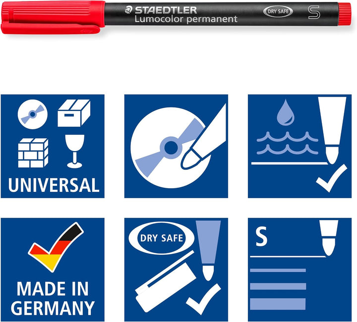 Lumocolor® permanent pen 313 S braun