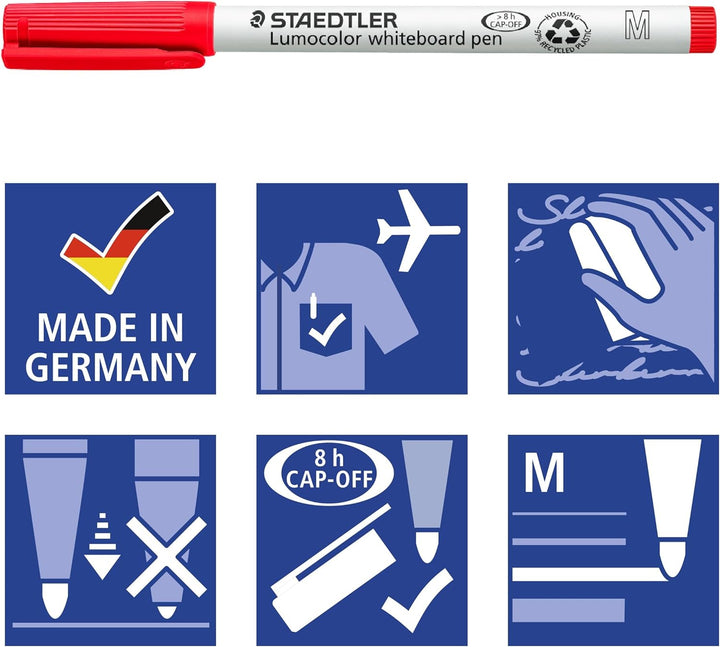 Lumocolor® whiteboard pen 301 multi-color