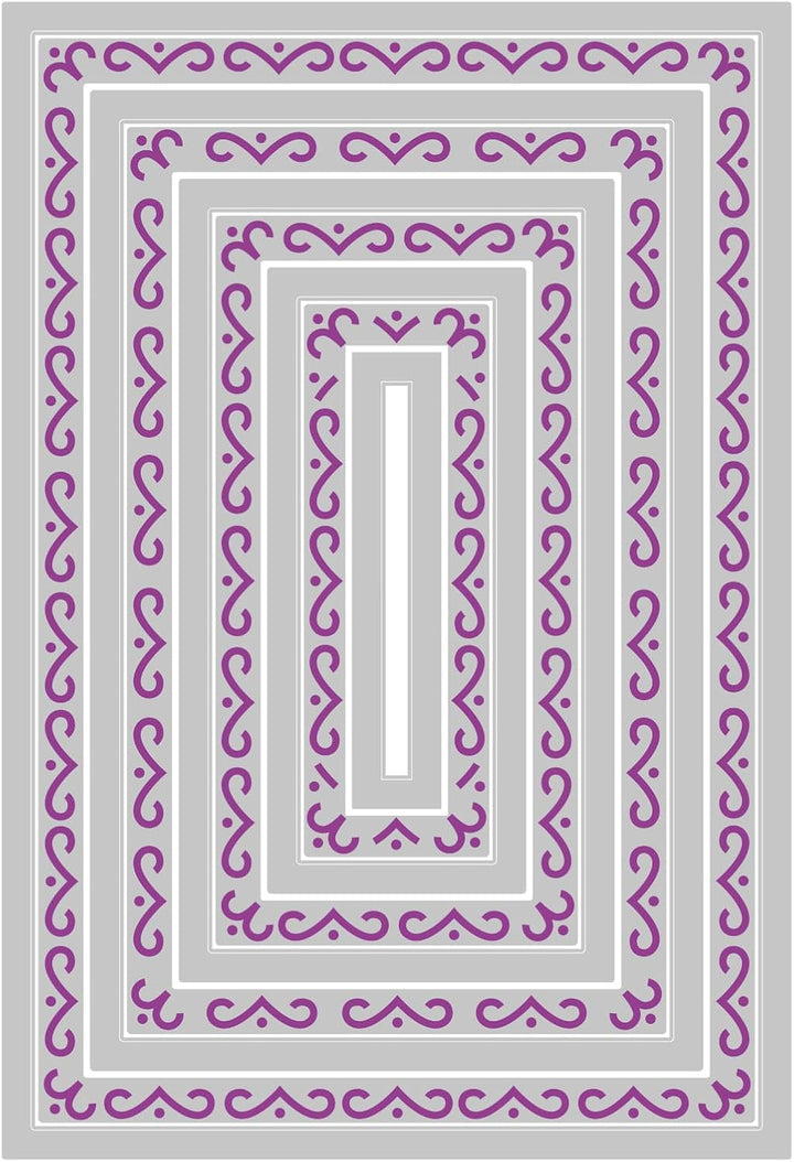 Stanzset 9 Stück - Renee Deco Rechtecke by Stacey Park