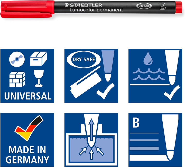 Lumocolor® permanent pen 314 B blau