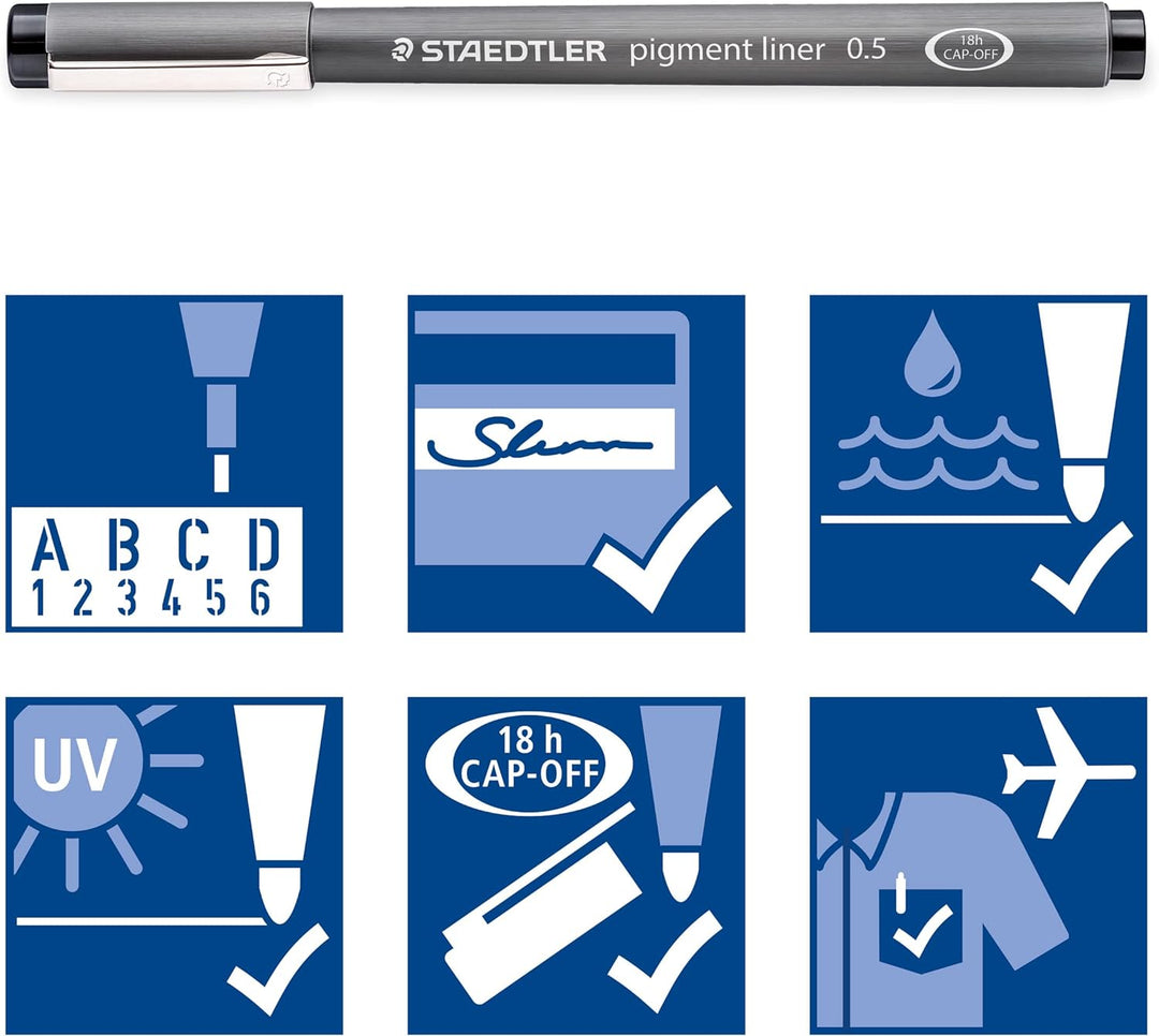 pigment liner 308 schwarz