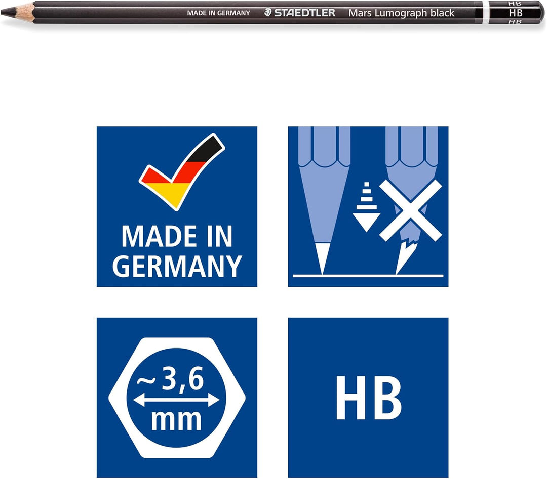 Mars® Lumograph® black 100B HB