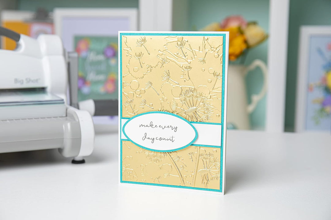 3-D Textured Impressions Prägefolder - Löwenzahnwunsch