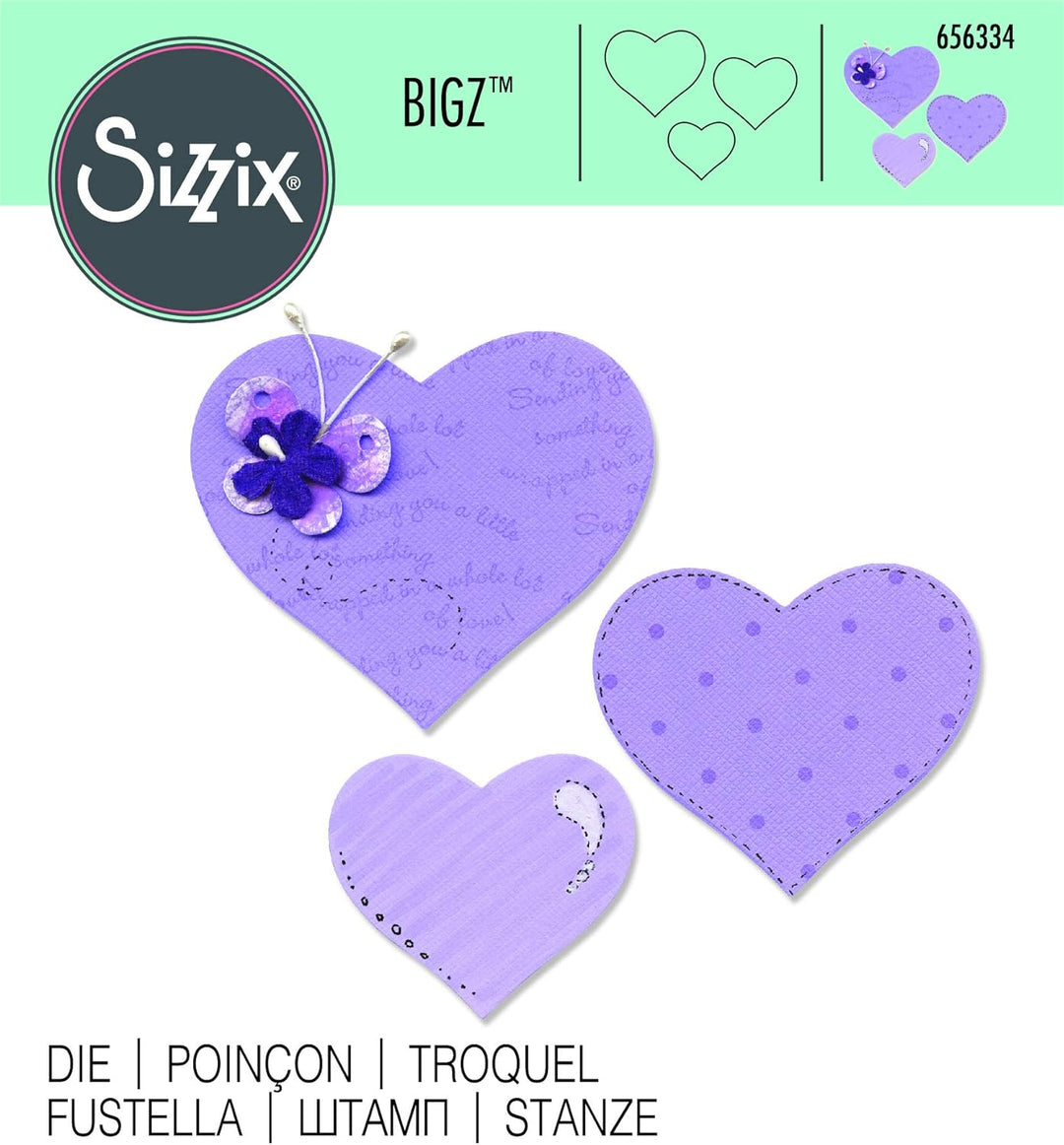 Bigz Stanzset - Herzen