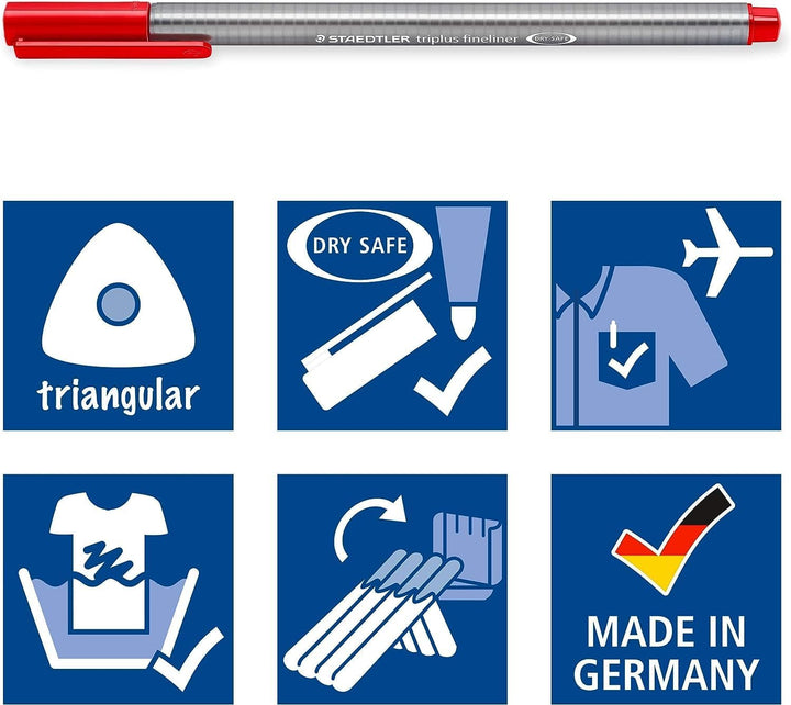 triplus® fineliner 334 lichtblau