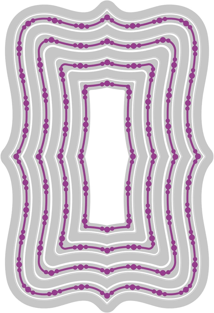 Stanzset 8 Stück - Doris Dotted Top Note by Stacey Park