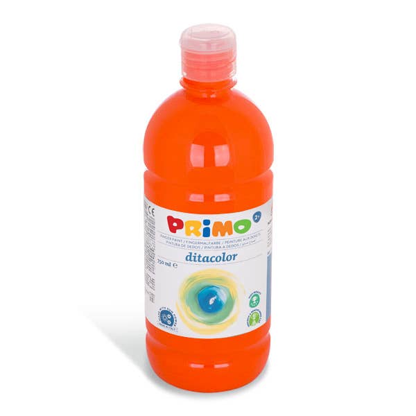 750 ml Fingerfarbe — Orange - Kidis Art