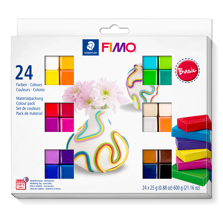 FIMO Soft Materialpackung 24 Basic - Kidis Art