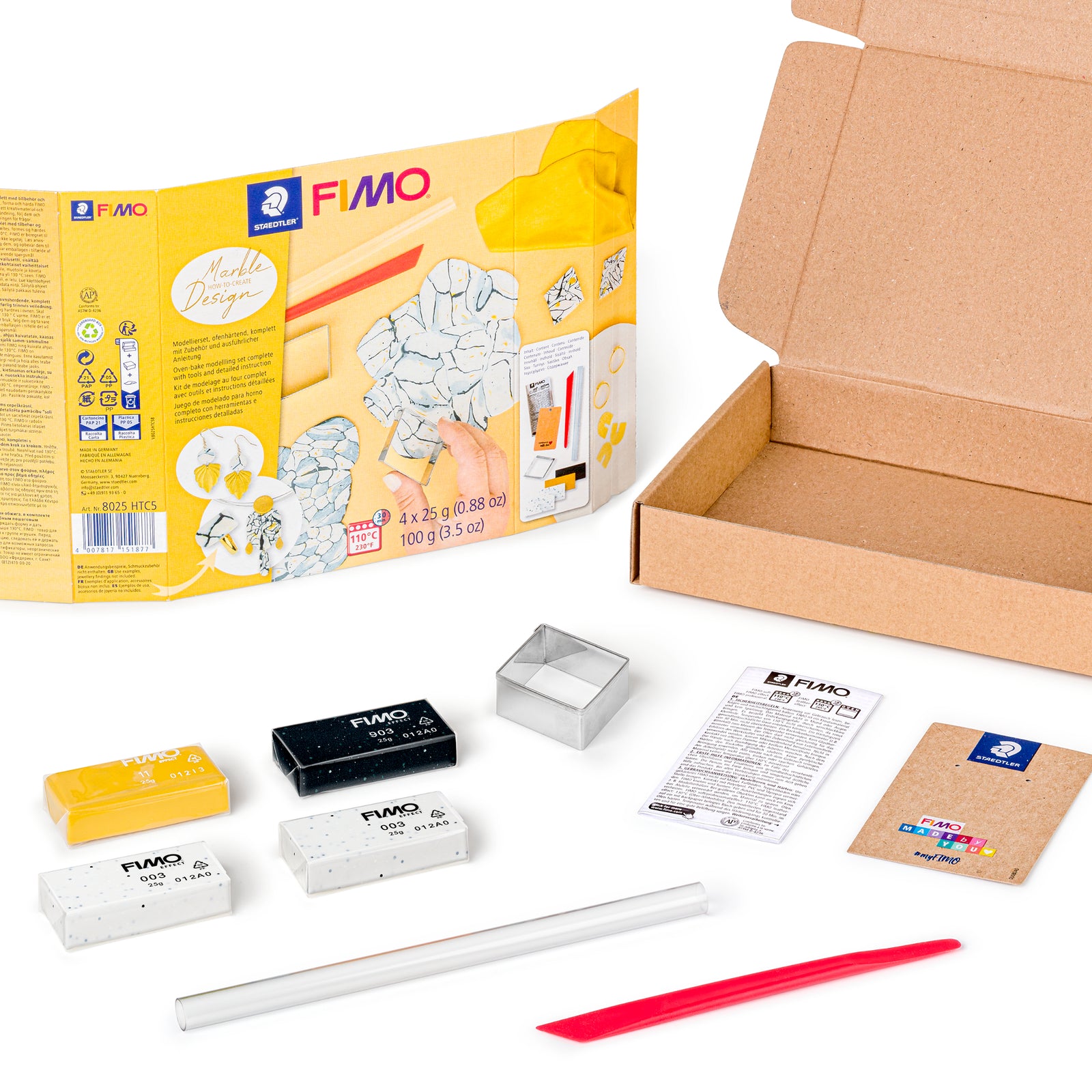 FIMO Creativ Set Marble Design - Kidis Art