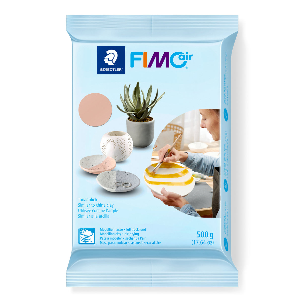 FIMO Air Basic hautfarbe 500 g - Kidis Art