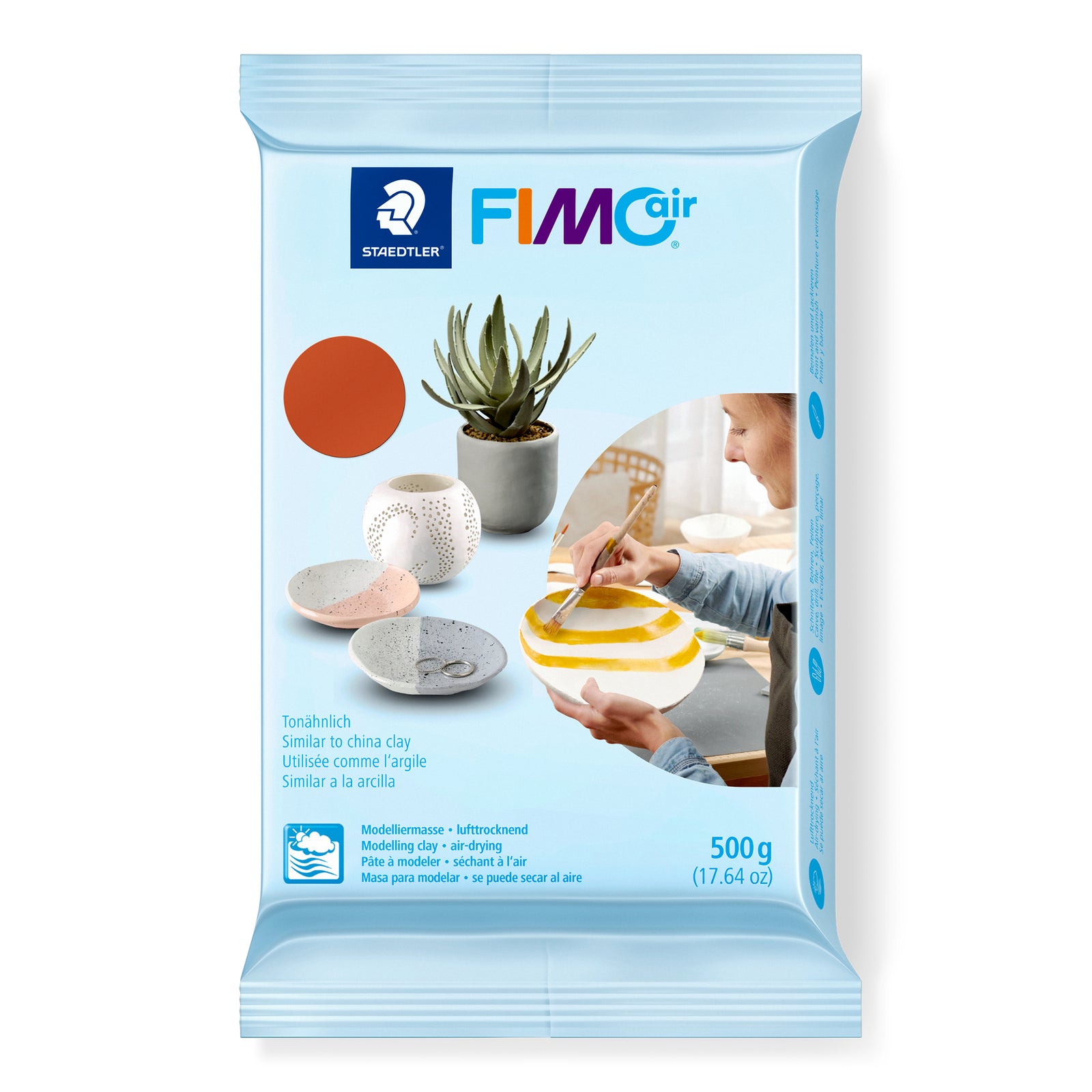 FIMO Air Basic terrakotta 500 g - Kidis Art