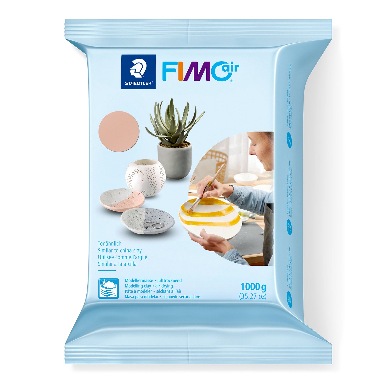 FIMO Air Basic hautfarbe 1kg - Kidis Art