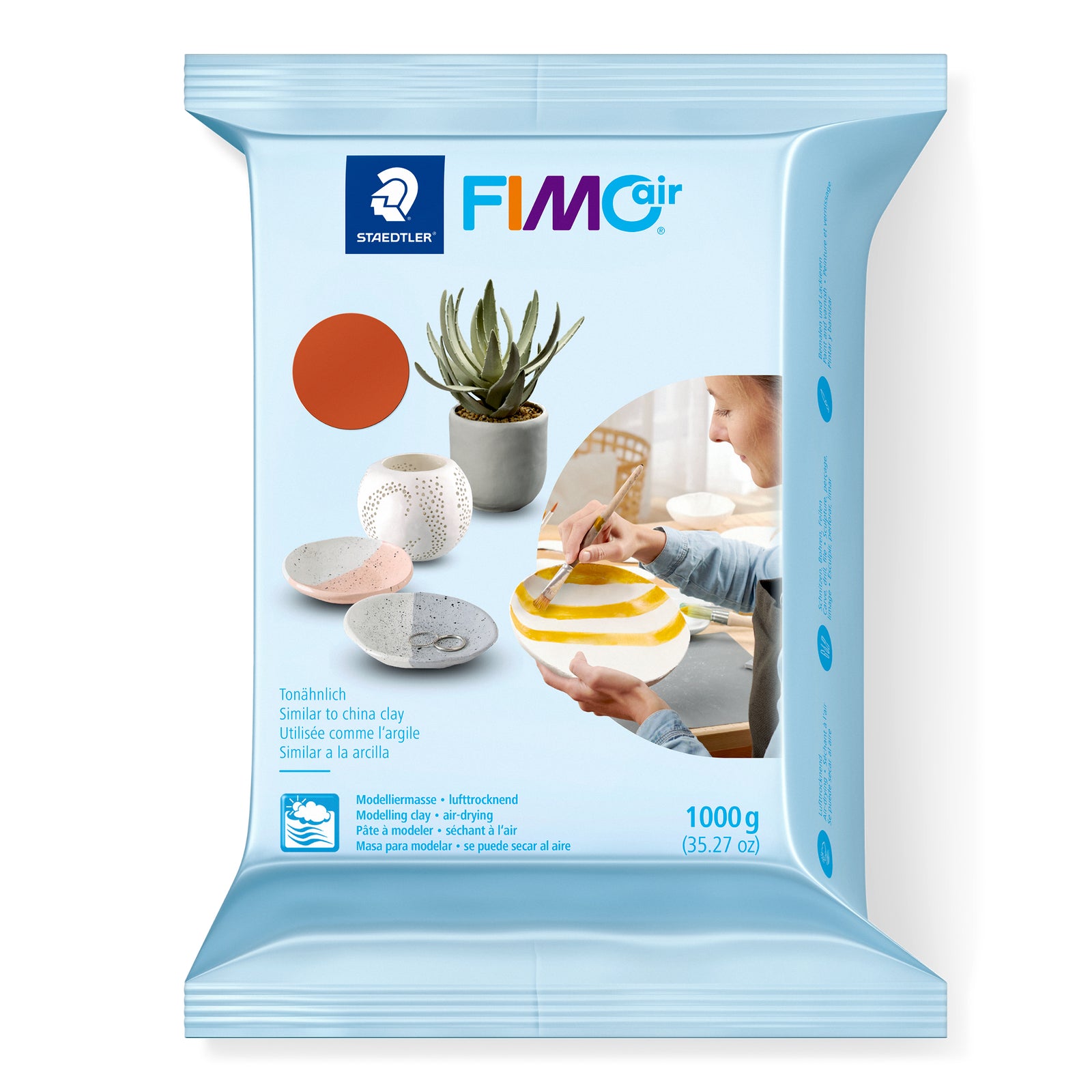 FIMO Air Basic terrakotta 1kg - Kidis Art