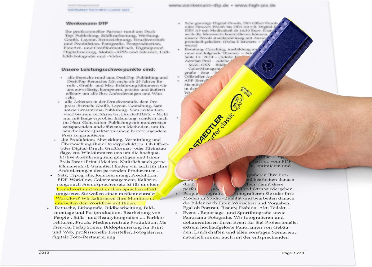 Textsurfer® classic 364 gelb