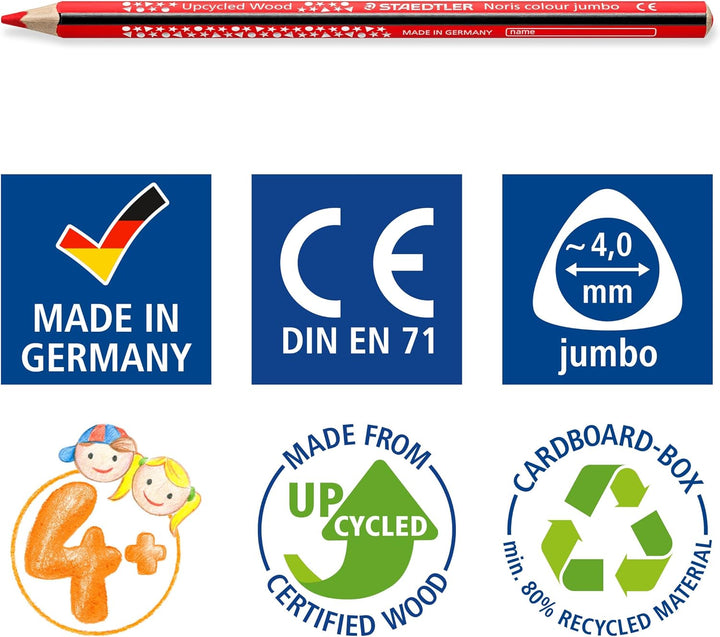 Noris® colour jumbo 188 multi-color