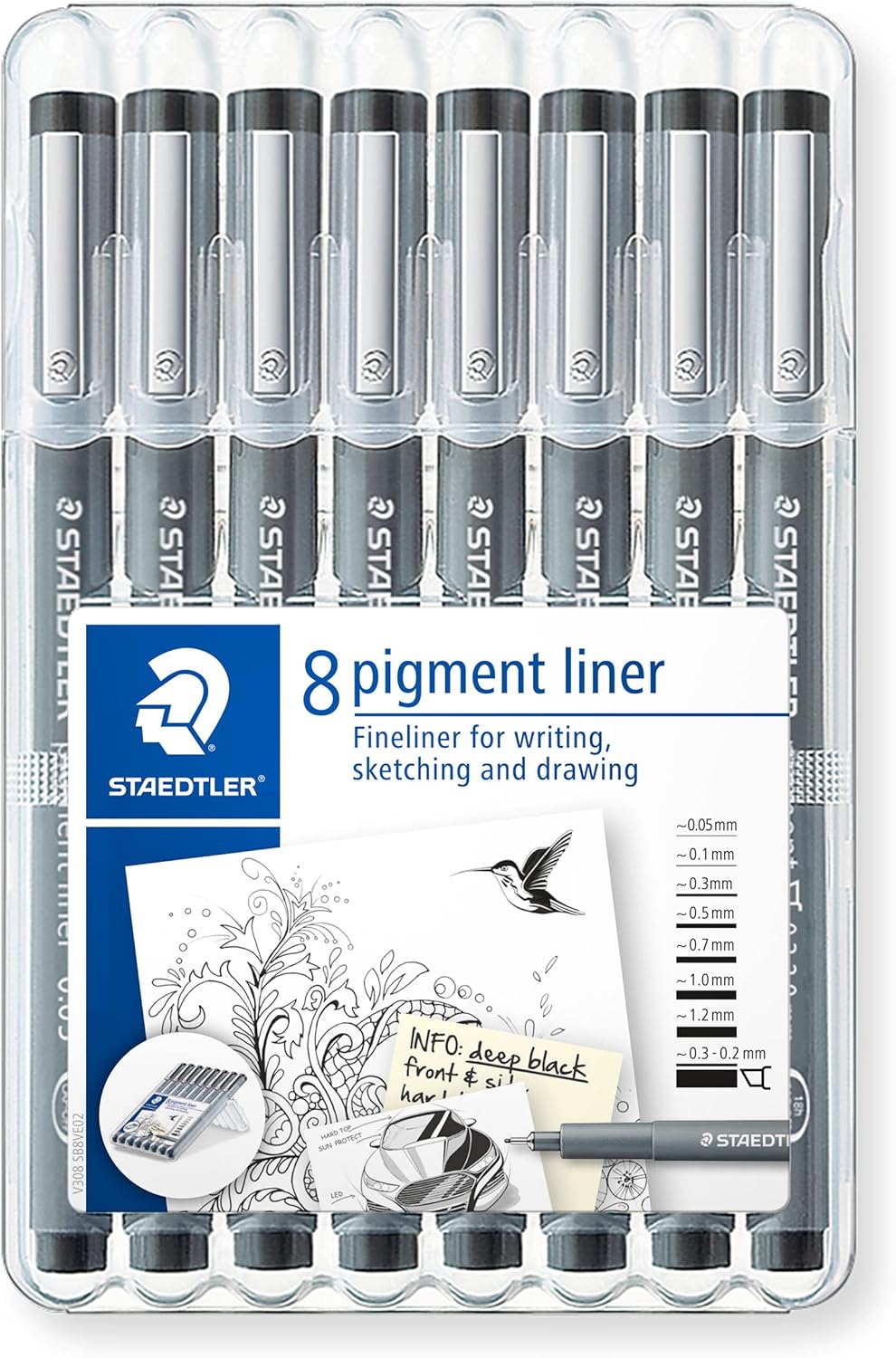 pigment liner 308 schwarz
