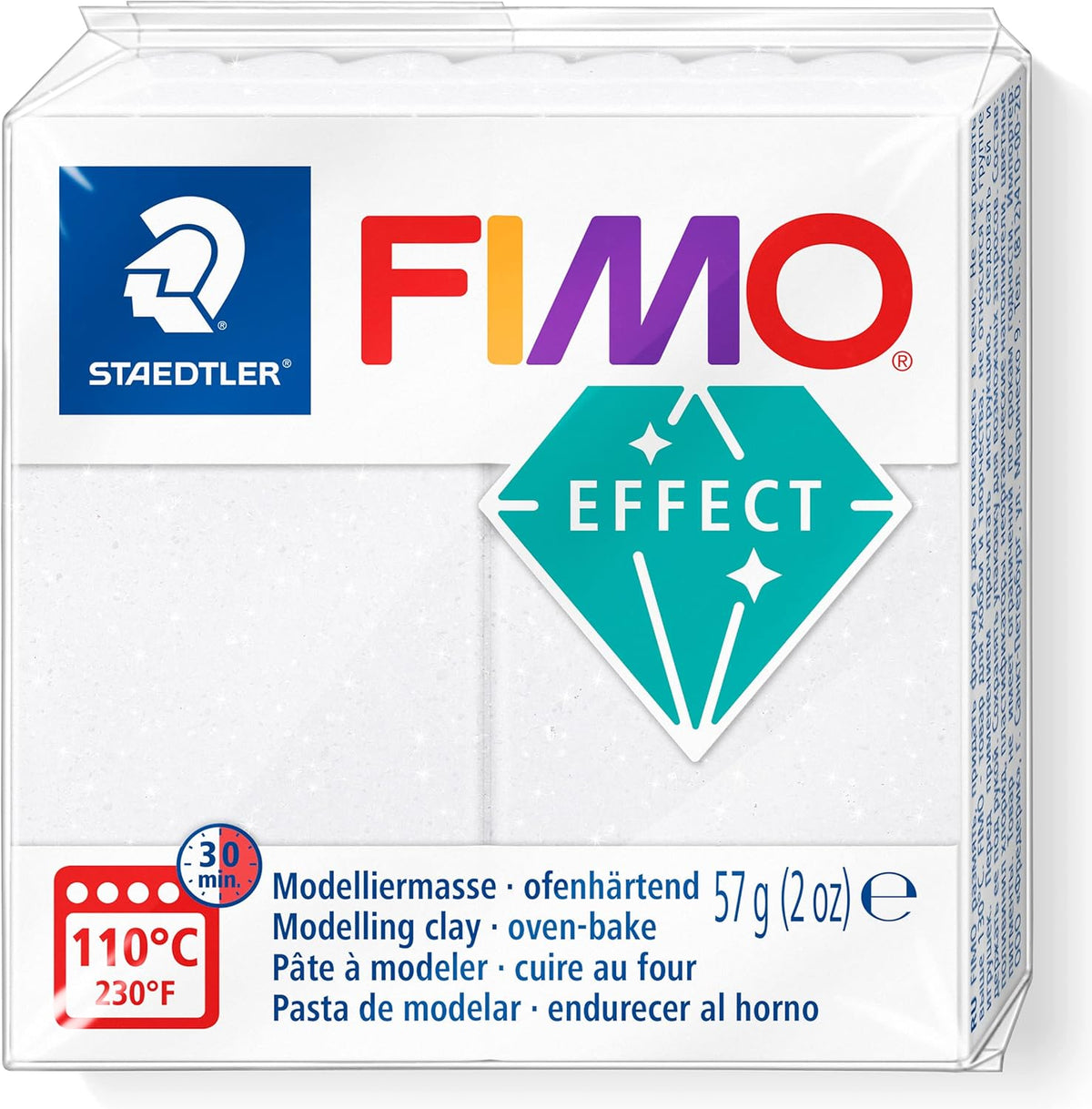 FIMO Effect 8010 Galaxy Modelliermasse in Originalverpackung mit blauem Logo