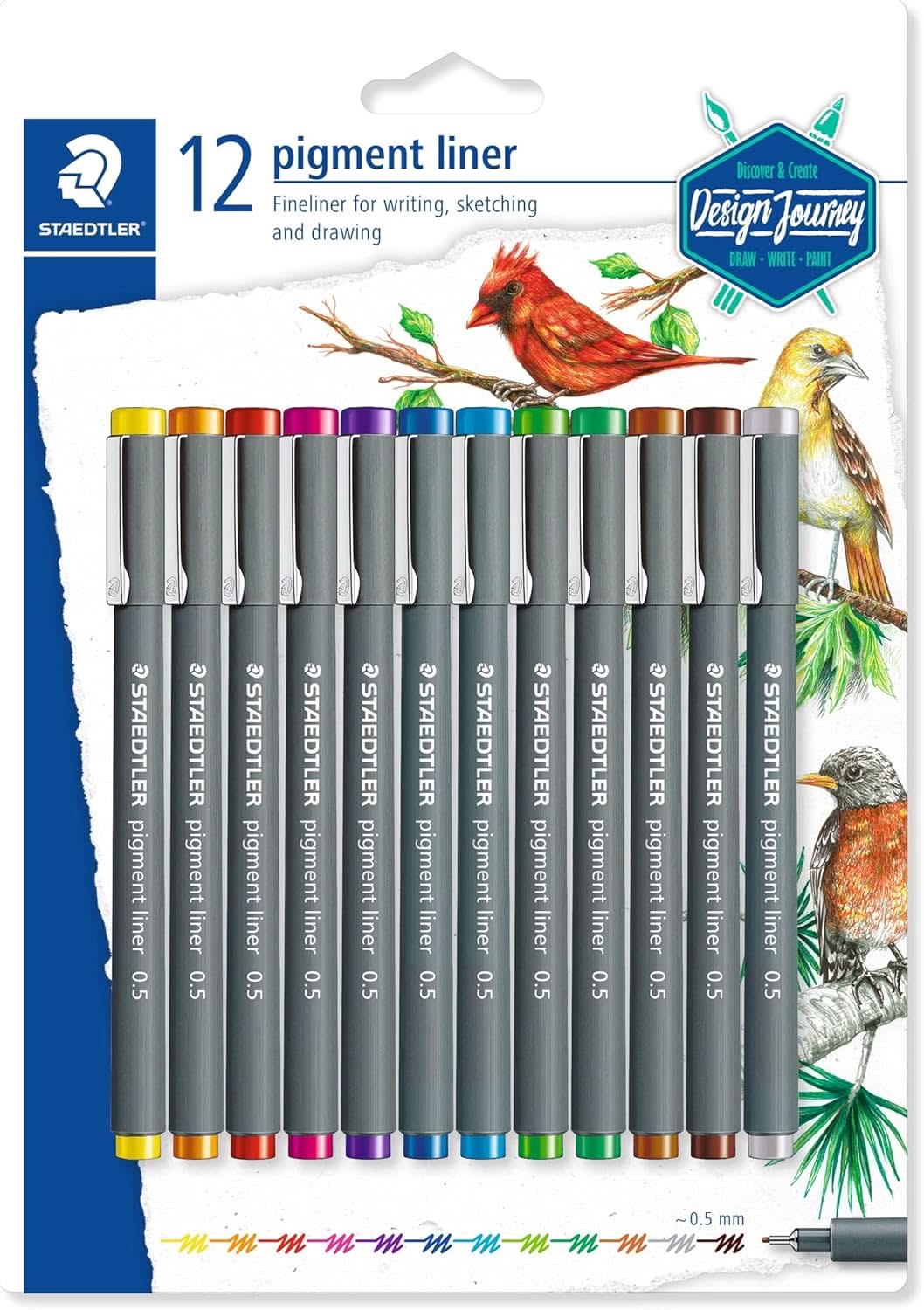 pigment liner 308 multi-color 0.5mm - Kidis Art