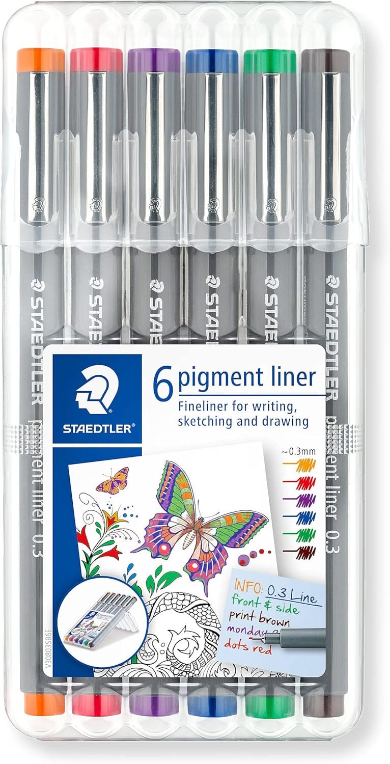 pigment liner 308 multi-color 0.3mm - Kidis Art