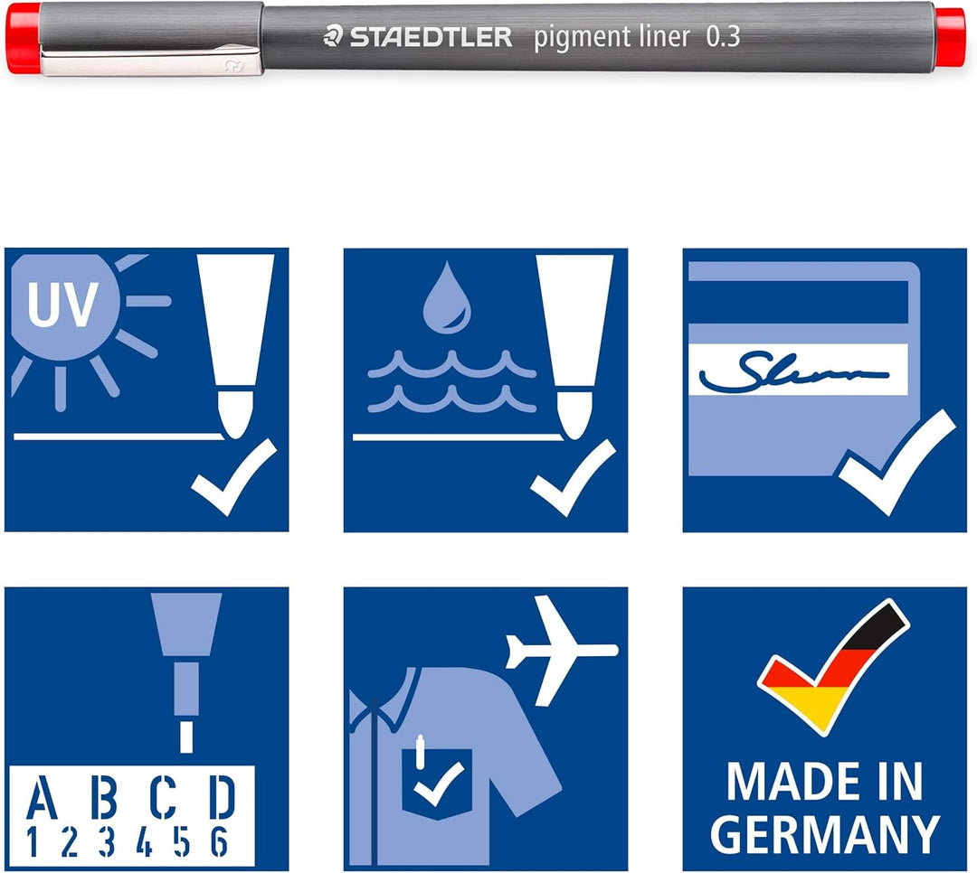 pigment liner 308 blau 0.3mm