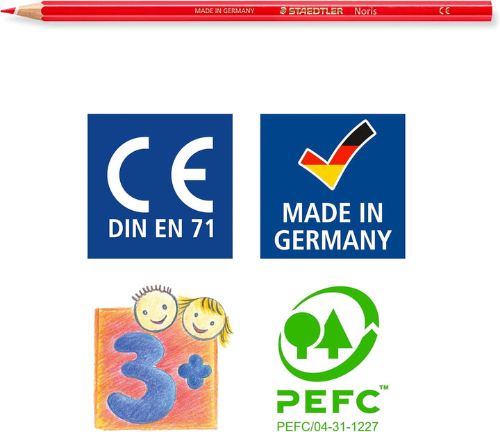 Noris® aquarell 144 10 multi-color